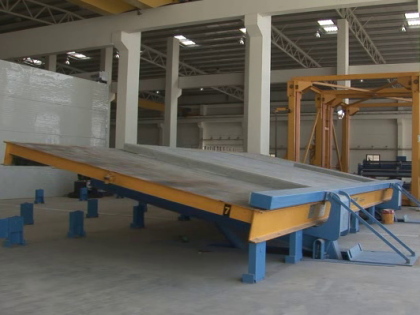 A tilting system at Nael Cement Products, Al Ain