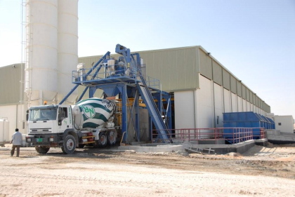 Batching plant for precast factory, Nael Cement Products, Al Ain