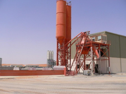 Batching plant at Nael Cement Products, Al Ain