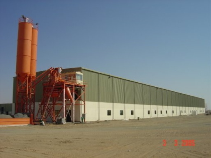 Wiggert plant at hollow core factory of Nael Cement Products, Al Ain
